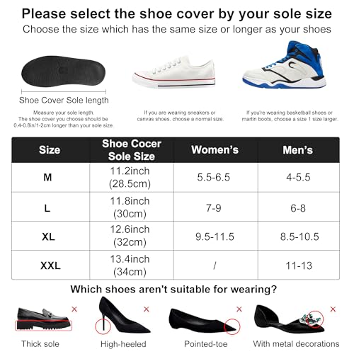 Couvre-chaussures imperméables moto en élastomère durable premium