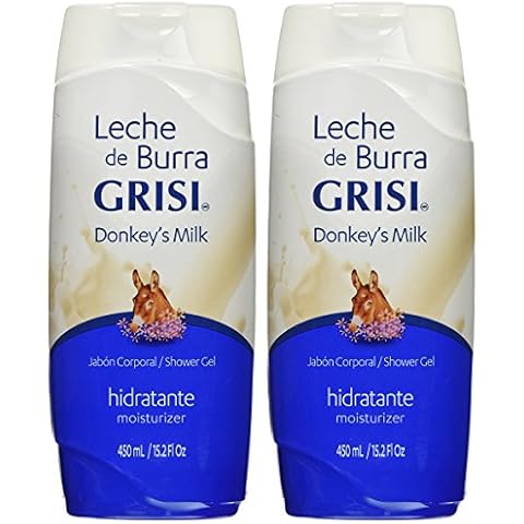 Leche De Burra Grisi Donkeys Milk Shower Gel Hidratante 15.2fl, Oz (Pack of 2) Cover