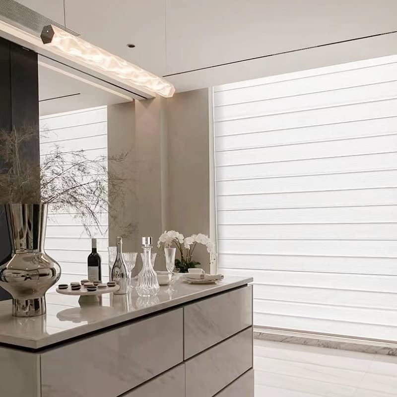 KARLLEO Cordless Roman Shades Cordless Roman Blinds Cordless Shades for Windows (RM-250108-YH-M/E)