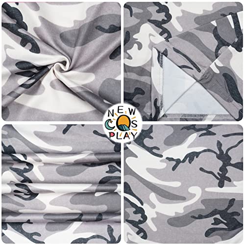 Newcosplay Women's Comfy Pajama Pants Casual Drawstring Palazzo Lounge Wide Leg Pants (Camouflage, X-Large) #TOP4