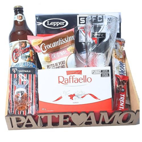 Cesta São Paulo Dia Dos Pais Com Caneca, Toalha, Cerveja