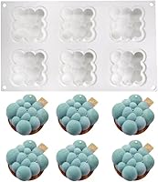 Vista 9 de Ball Mousse Silicone Mold for Baking shapes Premium chocolate Molds Cake Molds bomb Candy Mold Nonstick for Baking 182g 6.7oz 15 Cavities