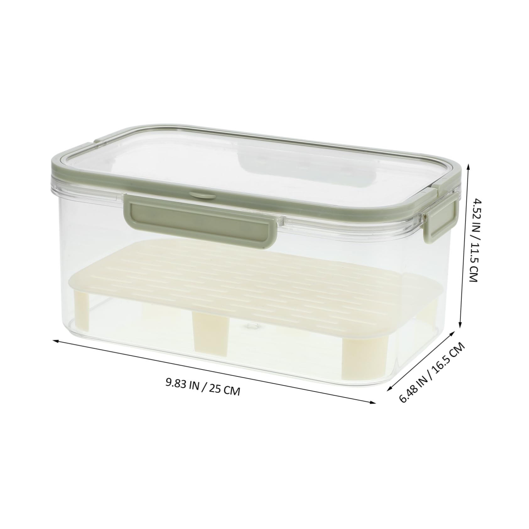 MAGICLULU 2st Schärfer Snackbox Kühlschrankboxen Kühlschränke Gefrierfach Lebensmittelbehälter Kühlschrank Outdoor Obstbehälter Obstaufbewahrung Im Kühlschrank Das Haustier