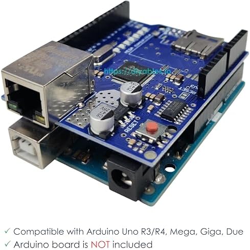 W5100 Ethernet Shield for Arduino Uno R3/R4, Mega, Due, and Giga, 2 Pieces — 사진 7