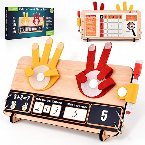 Image of Preschool Math Learning Toys for Kids 3-5 Years | Counting & Number Toy for 4+ Year Old Boys & Girls | STEM Toy for Toddlers 3, 4 | Birthday Gift for 3, 4, 5, 6 Year Old