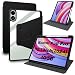 Produktbild Lemxiee PU Leder Case für Xiaomi Redmi Pad Pro/Xiaomi Poco Pad hülle [mit Stiftschlitz] [Drehständer] [Kratzfest] PU Leder + Acryl Hülle für Xiaomi Redmi Pad Pro Cover