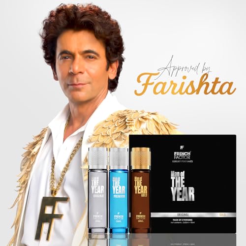Image of French Factor Luxury Perfumes Experience Set For Men Eau De Parfum Long Lasting Fragrance Gift Set (Pack Of 3, 30ml Each) Made In India