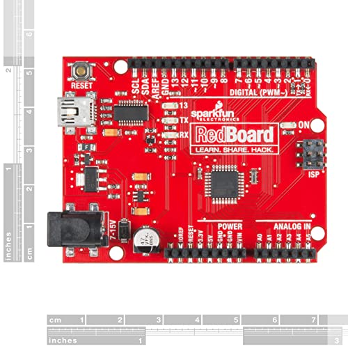 Sparkfun Redboard - Compatible With Arduino Breadboard-Able Development Board W/ R3 Footprint Microcontroller Serves As Physical Computing Learning Platform Connect To Computer With Usb Mini-B #TOP1