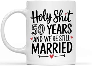 Funny Gift Idea for Grandma 50 Years - 50 Years Gift - for 50th Wedding Anniversary Funny – 11 Oz White Ceramic Coffee Mug