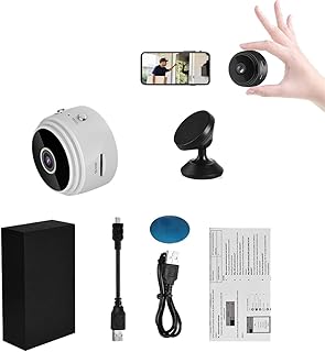 Sovtay Camtrix, Camtrix Magnetic Mini Security Camera, Camtrix Security Camera, Camtrix HD 1080p Hidden Camera, Wifi Wireless Small Video Camera, Night Vision, Indoor/Outdoor Use (WHITE)