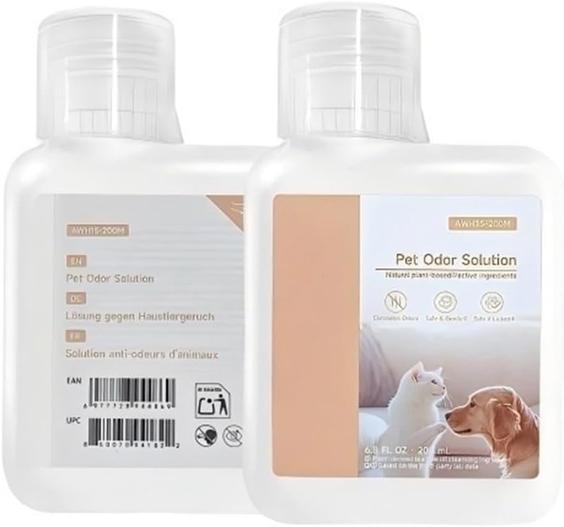 400 ML Vacuum Cleaner Pet Odor Solution Cleaning Liquid, Deep Cleaning. Compatible With Dreame X50 Ultra / X50 Pro / X50 Master. Compatible With MOVA V50 Ultra