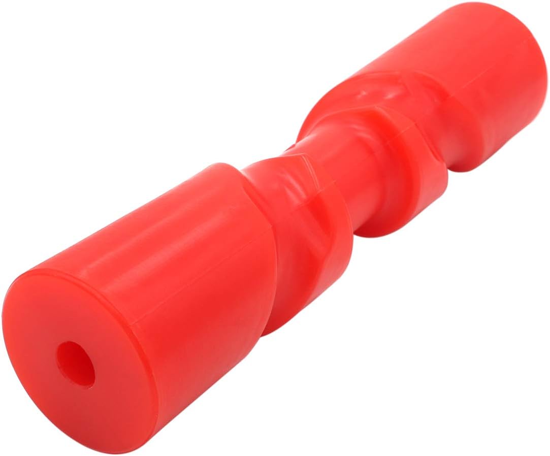UANOFCN 12 Inch Red Polyurethane Self Centering Roller Non Marking Boat Trailer : Sports & Outdoors