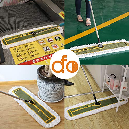 OFO 36inch Industrial Commercial Dust Mop 2 Sets //Heavy Duty Dust Mop // 63inch Length Stainless Steel Handle //Easily Clean Large Area Factory,Shopping Mall,Garage by OFO CHANGE YOUR LIFE - Image 5