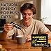 Black Honey Sticks with with Raw Organic Honey, Black Ginger & Ginseng Extract for Energy | 10 Sticks Individual Packets