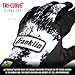 Franklin Sports MLB Youth Teeball Batting Gloves - Grow to Pro Kids Baseball + Softball Batting Gloves - Boys + Girls Pairs for Teeball, Baseball + Softball - Black/White - Youth Extra Small