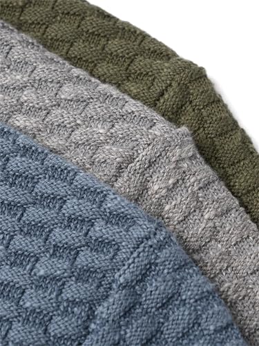 Men Slim Fit Oversize Sweater Winter Warm Classic Long Sleeve Knitted Pullover3