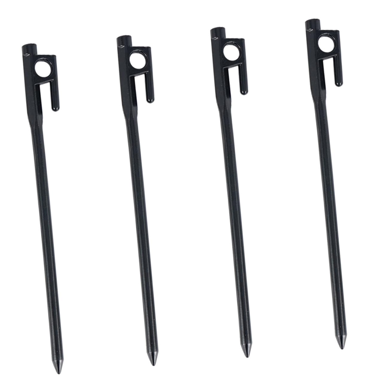 Estacas de hierro fundido ultra resistentes para camping en terrenos duros x4