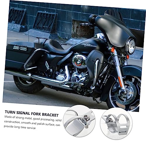 SUPVOX 2 Peças De Suportes De Montagem Suporte De Farol Virar Suporte De Motocicleta Suporte Modific