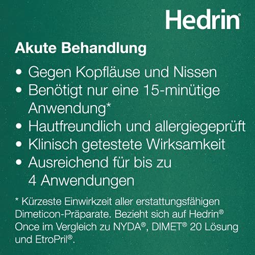 Läusemittel Hedrin ONCE Liquid Gel, flüssiges Läuse-Gel