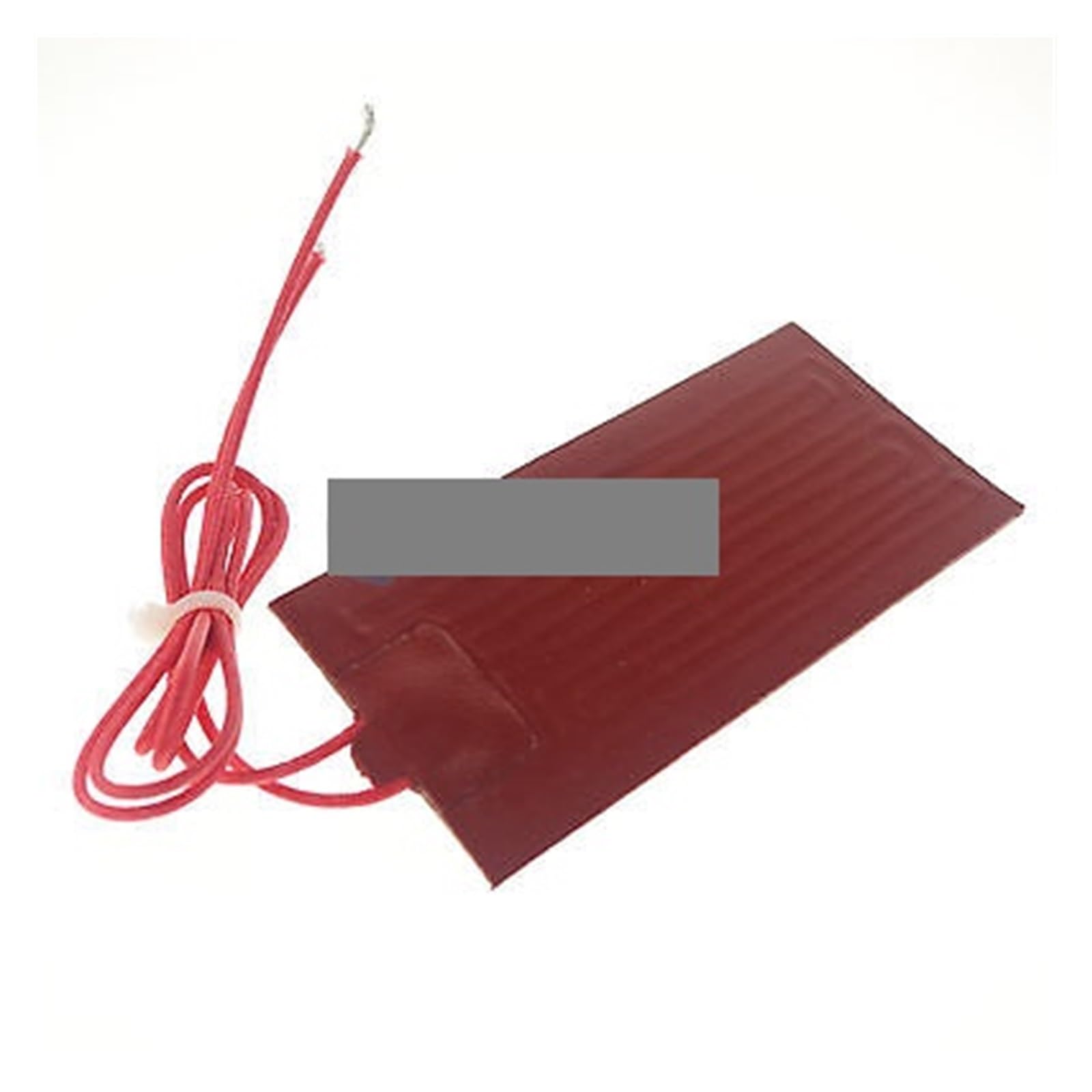 Coussin chauffant silicone 110V AC 60W flexible rectangulaire pour imprimante 3D et carter d'huile