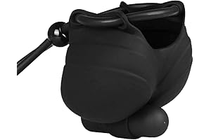 Vibrating Cock Ring Ball Scrotum Chastity Cage Male Enhancer Sex Toy Adjustable...