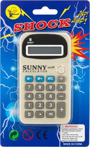 Image of SHAKTISM Electric Shocking Prank Toy - Funny Shock Gag for April Fool, Magic Trick Joke Toy, Novelty Gift for Friends, Party Trick Toy for Kids & Adults (Shocking Calculator)