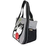 Zoom IMG-1 chala borsa tote con cerniera Zoom IMG-1 chala borsa tote con cerniera