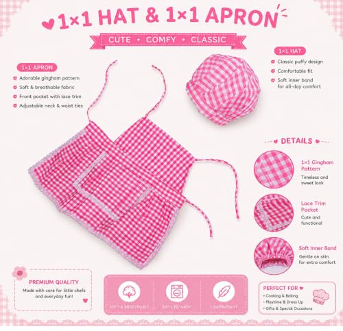 Image of BabyMoon Chef New Born Baby Photography Shoot Props Costume | Pink
