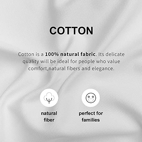 Tlyesd Cotton Ektorp Sectional Sofa Cover Replacement For Ikea Ektorp Couch Cover, Ektorp 2 X 2 Sofa Cover White,Doesn't Fit Uppland Sofa (Cotton White) #TOP5