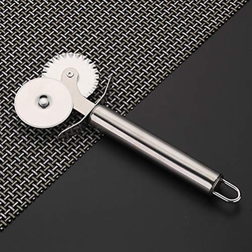 Cortador de pizza de aço inoxidável da Lioobo, cortador de massa e cortador de massa