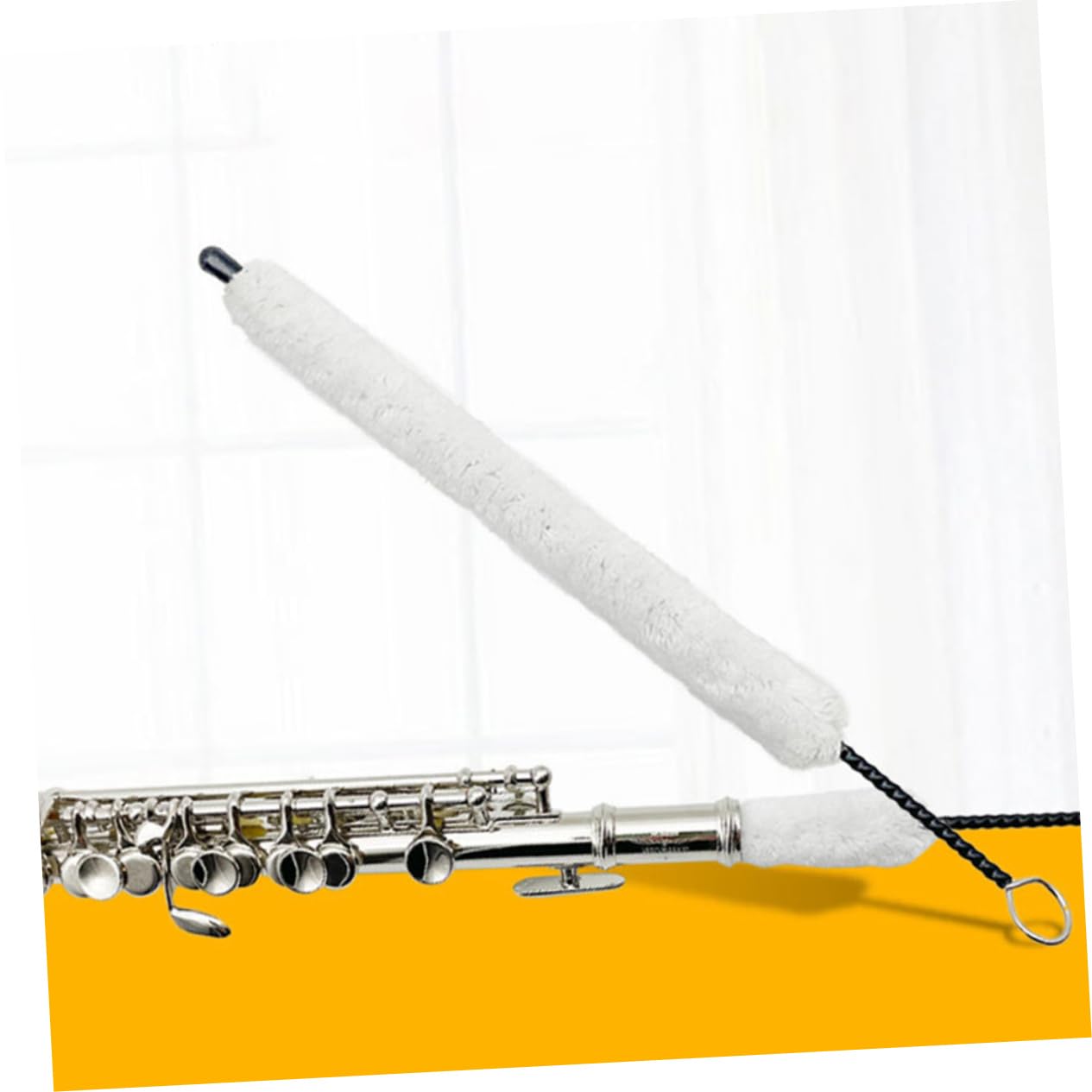 UPKOCH Cepillo de Limpieza para Flauta de Algodón Reusable Herramienta de Accesorio para Cuidado de Instrumentos Limpieza Interior para