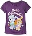 Paw Patrol Little Girls' Toddler Short Sleeve T-Shirt, Lilac, 5T