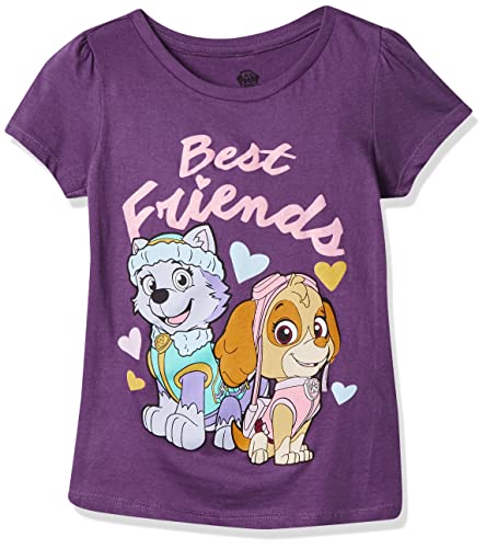 Image of Nickelodeon Little Girls' Paw Patrol Short Sleeve T-Shirt Shirt