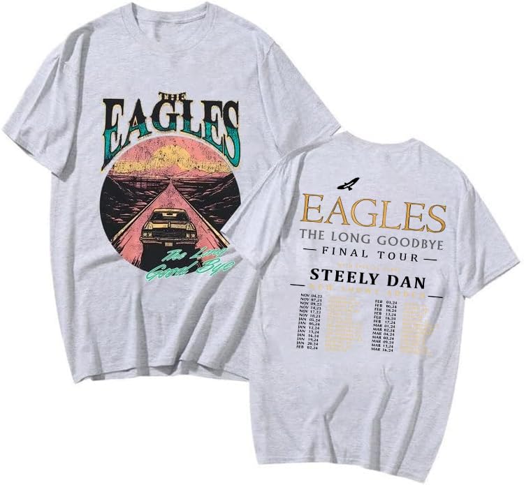 The Eagles Shirts, The Long Goodbyess Tour 2023 Tee, Eagles Finals Tour Shirt, Eagles Rock Band Tee, Gift for Fan
