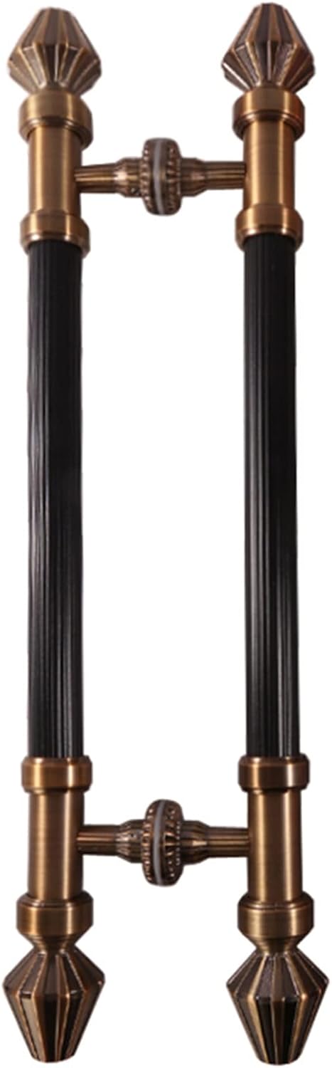 Door Handle Vintage Barn Sliding Door Handle for Entry Wood Glass Gate,H Shape Push Pull Door Handle Double Sided