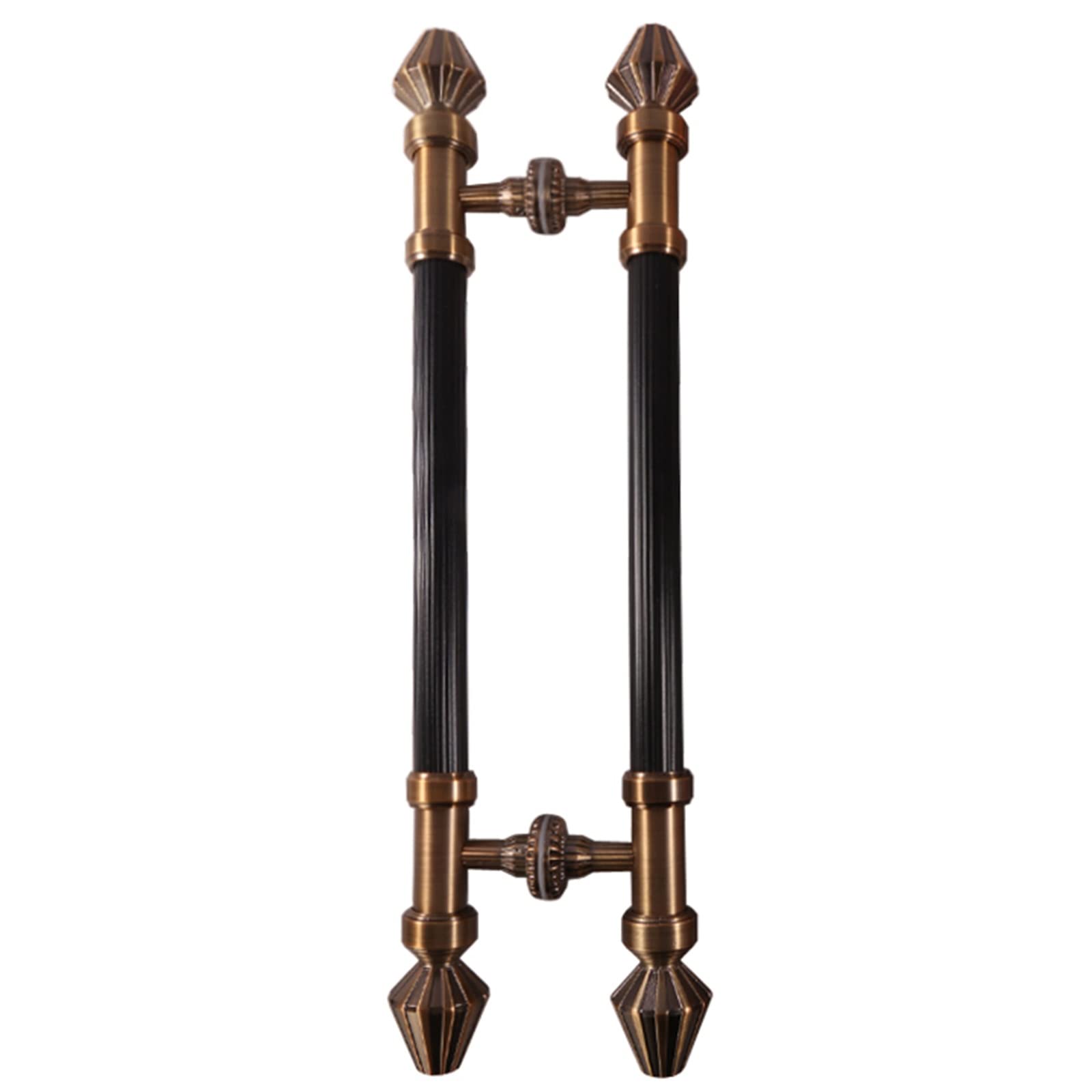 Gthtuhfd A Vintage European Style Barn Sliding Door Handle For Entry Wood/Glass Gate,H Shape Push Pull Door Handle Double Sided,24/31/47/59 In,-80Cm/2.6Ft