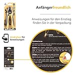 Professionelle Krallenschere für Hunde mit Schutz, Sicherheitsschloss und Nagelfeile (Mittel bis Groß, Gelb) – Bild 4