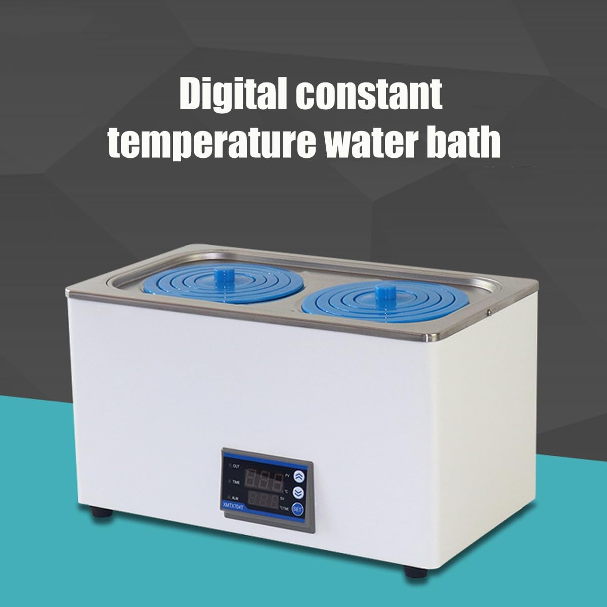 6l Laboratory Water Bath, Digital Heating Device with Precise Temperature Control, 304 Stainless Steel Electric Constant Temperature Water Bath, with Anti-Dry Burning Device