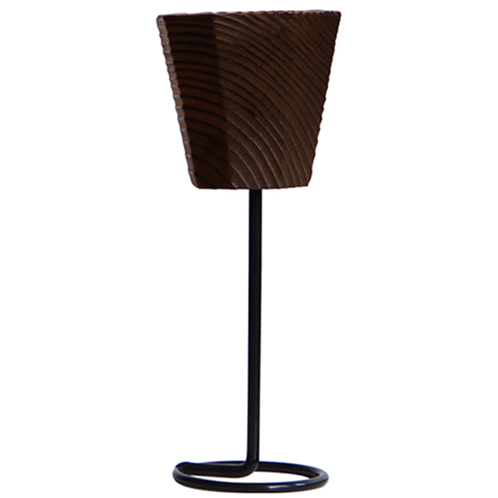 Elnwnnkc Black Wood European Metal Holder Metal Wood Candelabra Candlestick Stand For Wedding Dining Table Christmas Party Christmas Candlestick Holder For Taper