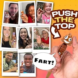 Farting Poop Pen with Multiple Funny Sounds - Easter Basket Stuffers, Gag Gift for Kids, Surprise Prank Toy for The Entire Family, Office Novelty Present (Original) Farting Poop Pen with Multiple Funny Sounds Easter Basket Stuffers Gag Gift for Kids Surprise Prank Toy for The Entire Family Office Novelty Present Original