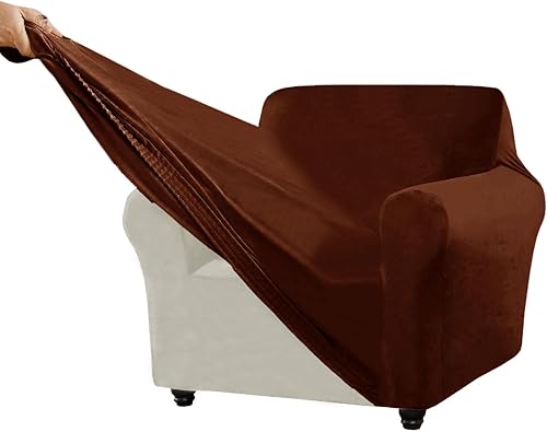 Miniatura 144 de Funda para Sofá de Terciopelo, Fundas Elásticas para Sofá para Funda Principal Separada/Respaldos y Cojines de Asiento, Funda para Sofá, para Fundas