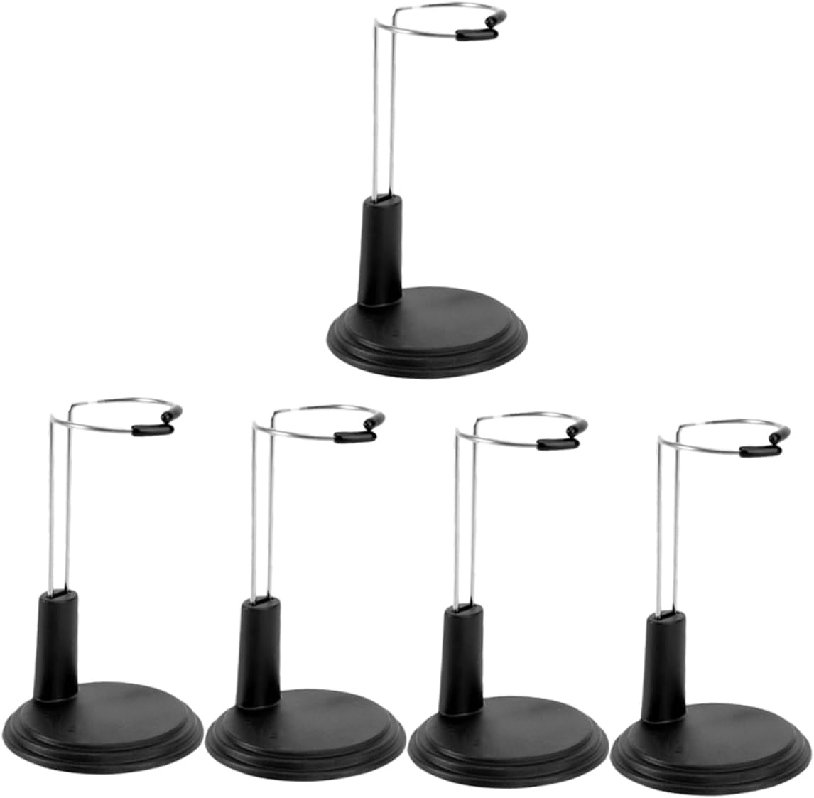 Toddmomy 5pcs Lightstick Holder Stand Doll Display Rack Action Figure Display Holder for Dolls Concert Accessories Black and Support for Camping Outdoor Events