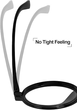 Black Circle Wizard Glasses Halloween Accessory for Adults