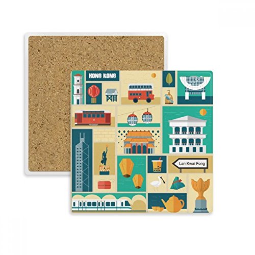 Coaster tasse absorbent pierre céramique de haute qualité multicolore