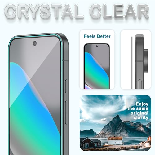 Image of FIRST MART Military-Grade Gorilla Tempered Glass Compatible For Google Pixel 10 (6.3 Inch) With Easy Installation Kit for Smartphone| Edge To Edge Coverage | Black, Pack of 2