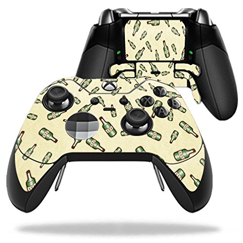 MightySkins Skin Compatible with Microsoft Xbox One Elite Wireless Controller case wrap Cover Sticker Skins Whiskey