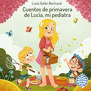 Diseño de la portada del título Cuentos de primavera de Luc&iacute;a, mi pediatra