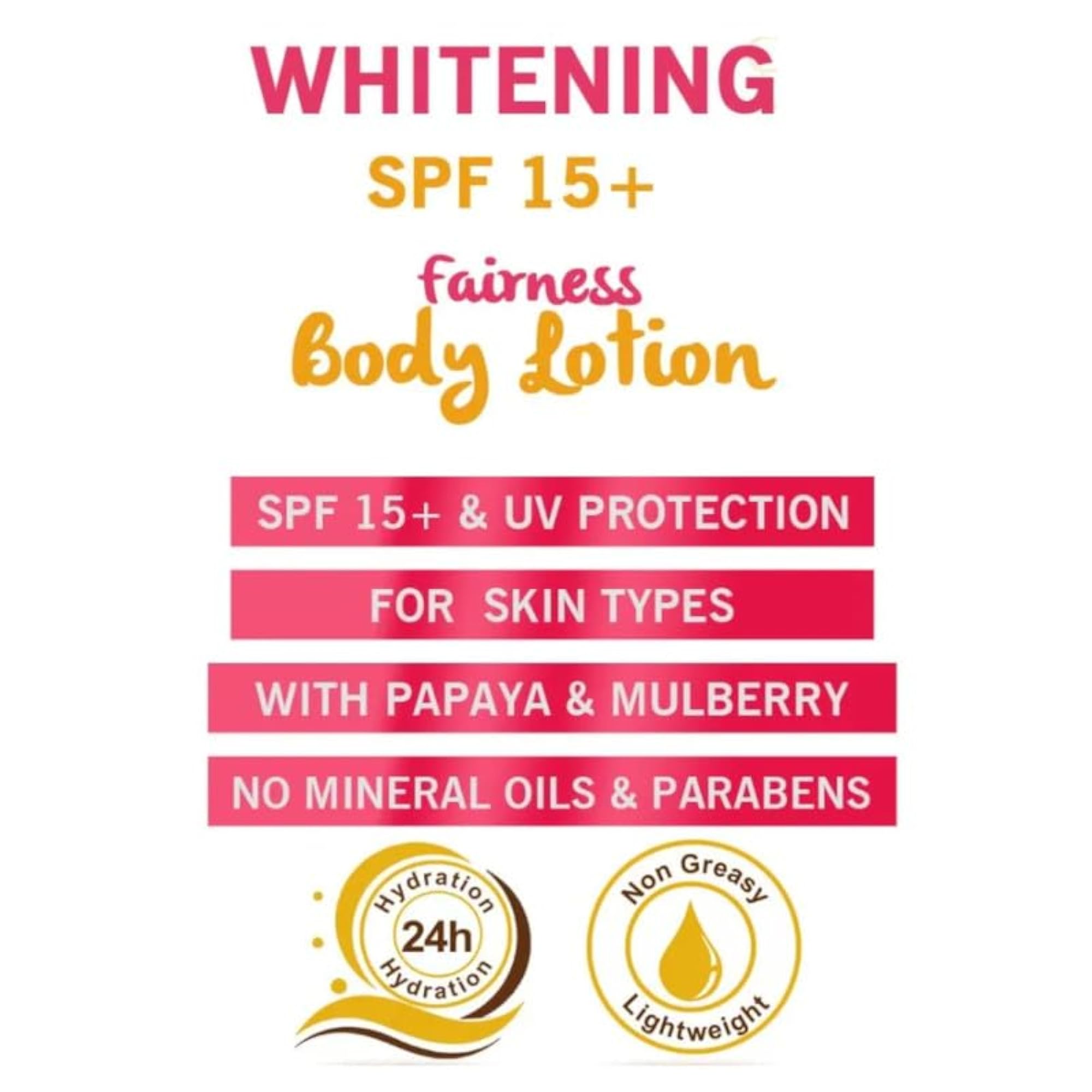 Whitening Body Lotion, 100ml, Brightening Moisturizer