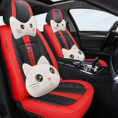 Pink Breathable PU Leather Car Seat Cover Kuwait Ubuy