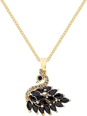 Dazzling Swan Necklace Elegant Adjustable Dazzling Swan Pendant Necklace | Jewelry Collection Elegant Necklace for Mother Girlfriend